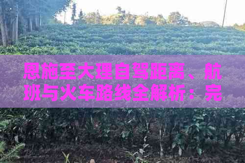 恩施至大理自驾距离、航班与火车路线全解析：完整公里数及交通方